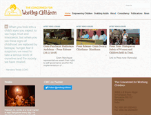 Tablet Screenshot of concernedforworkingchildren.org